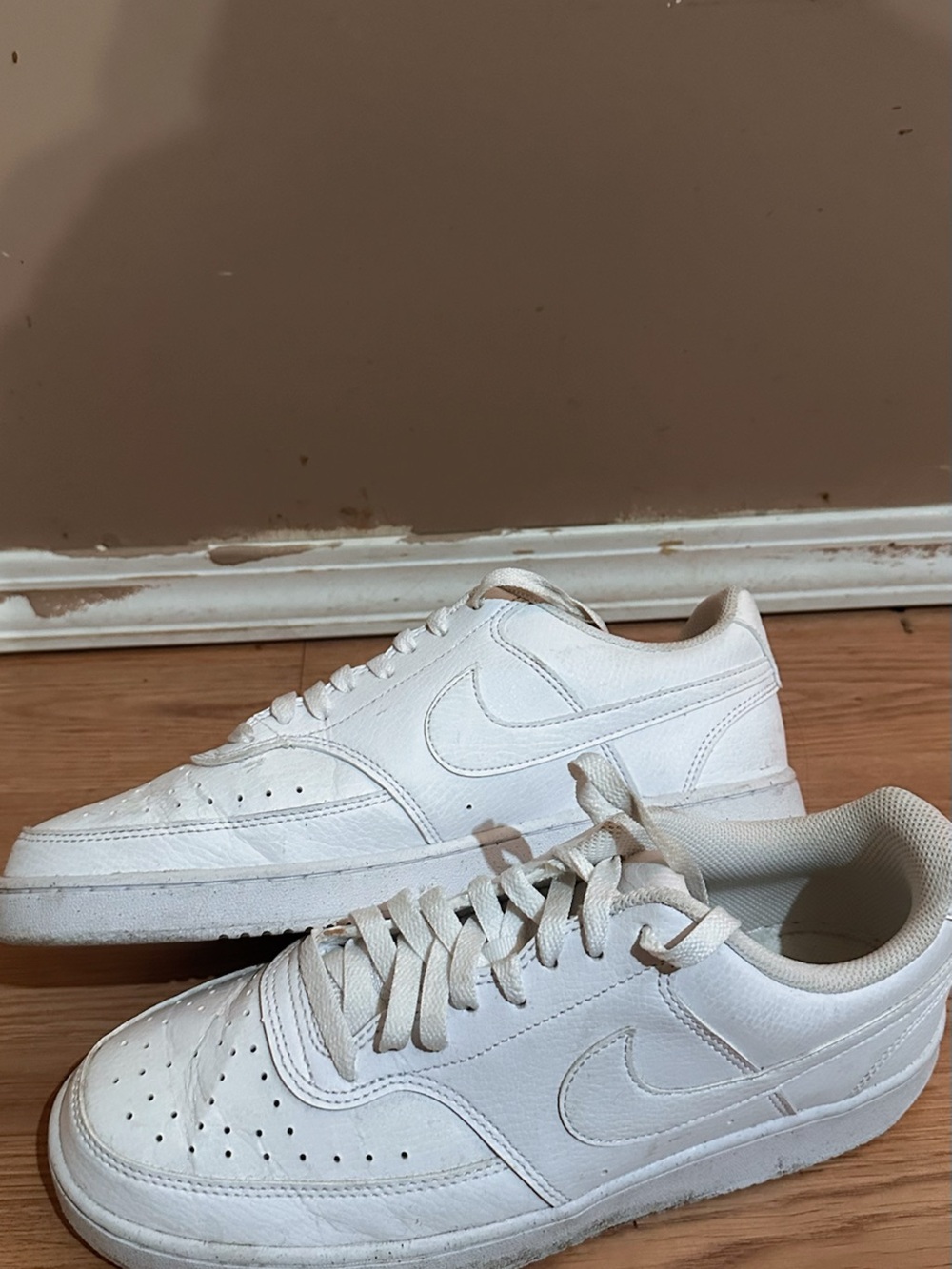 Nike Women’s White Low-Top Leather Sneakers